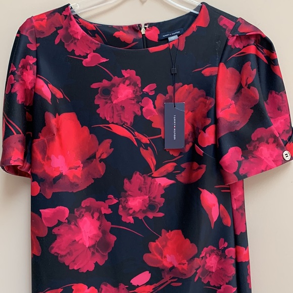 NWT Tommy Hilfiger Sheath Dress Size 12 - Picture 2 of 9